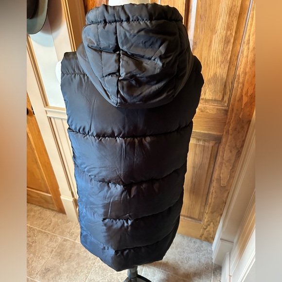 Esqualo Black Bodywarmer Hoodie - US 6 - Picture 8 of 13